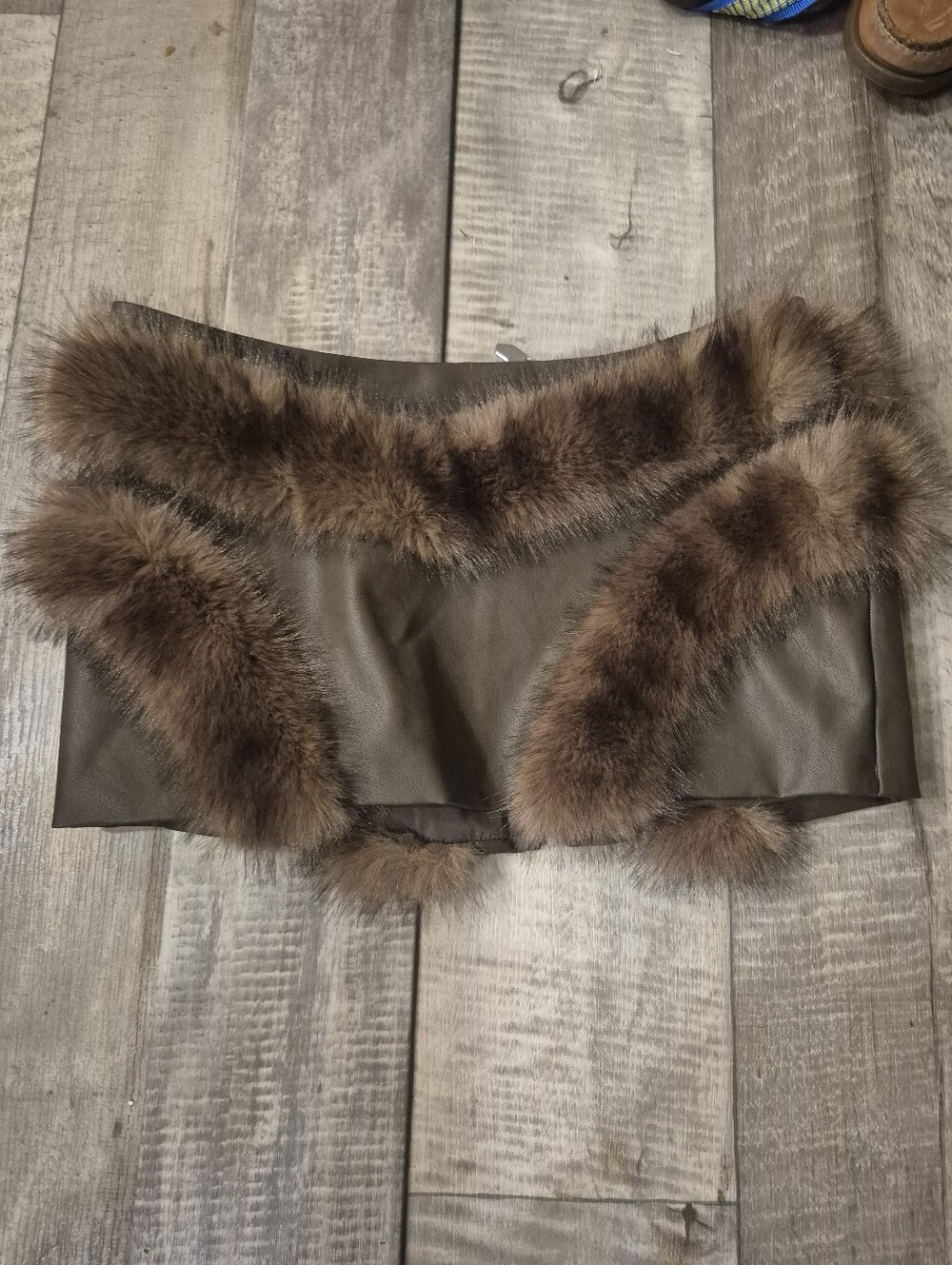 OW Collection Bela **Mini Skirt Only** Faux Leather S NWT - Picture 8 of 8